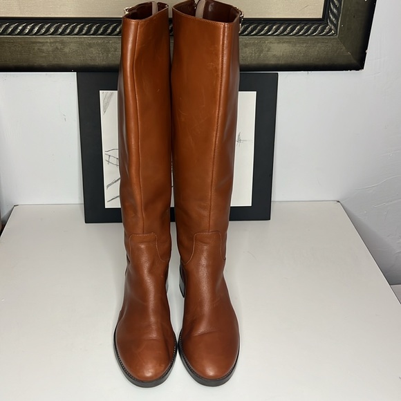 Tory Burch Brown Leather Knee High
Riding Boots Women’s Size 6 M - Picture 7 of 16